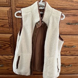 Maurice’s medium Sherpa vest.